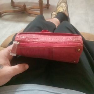 Woman's Fossil Wallet Genuine Leather
